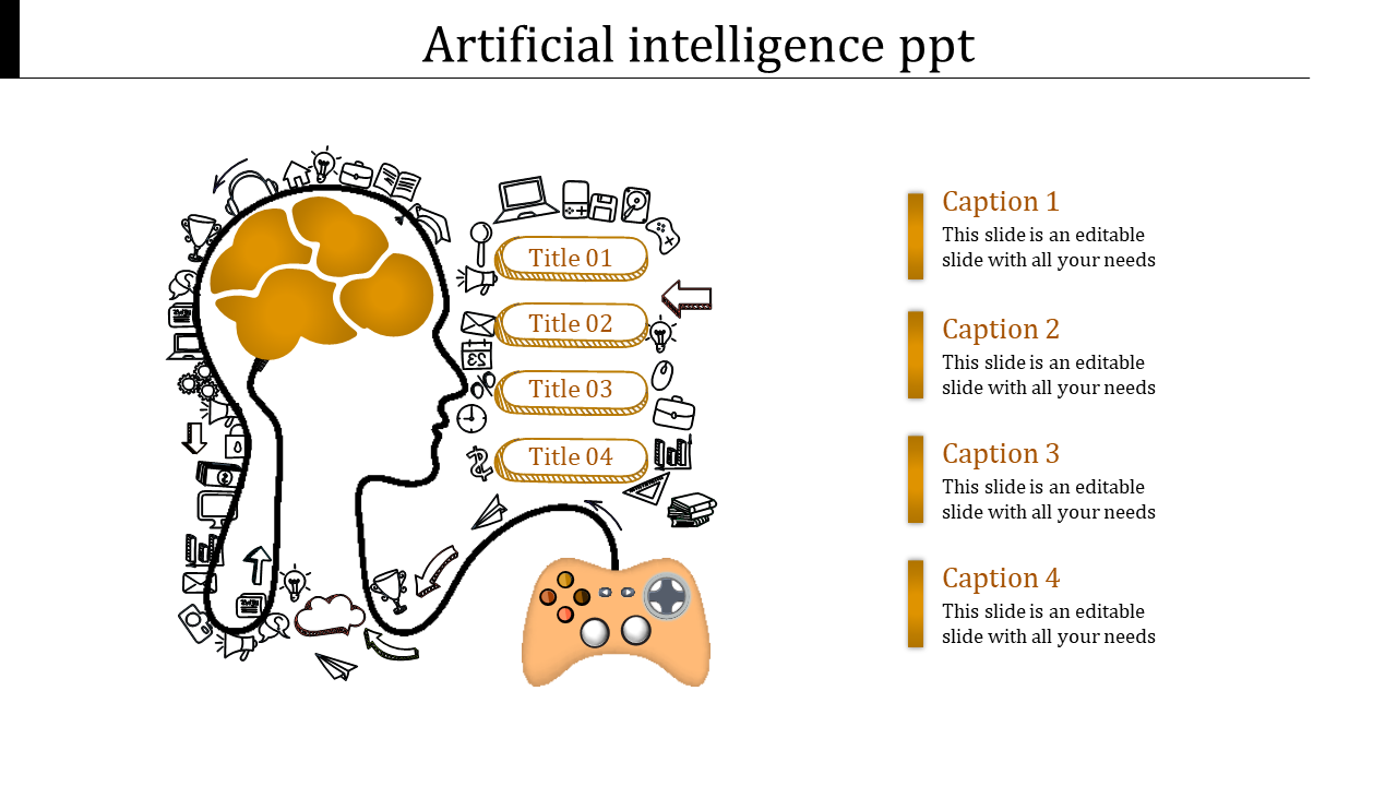 artificial intelligence ppt-artificial intelligence ppt-orange